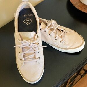 Sperry Light Tan Lace-Up Sneakers
